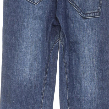 Mens UK Size 32 in Seven Series Regular Fit Straight Blue Jeans