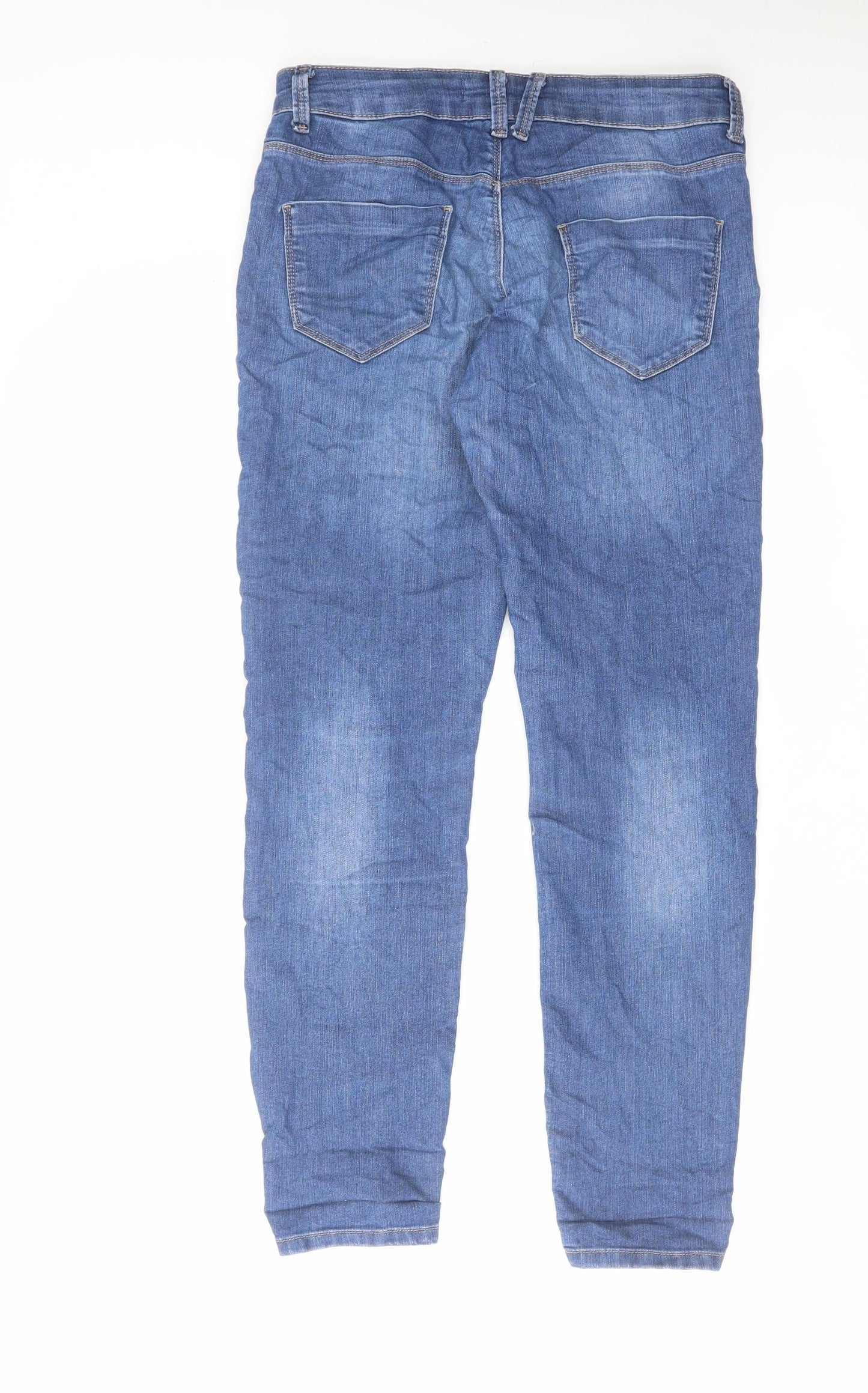 Womens UK Size 10 Marks and Spencer Regular Fit Skinny Blue Jeans