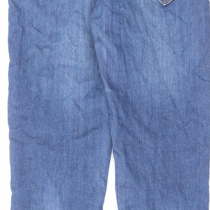Womens UK Size 10 Marks and Spencer Regular Fit Skinny Blue Jeans