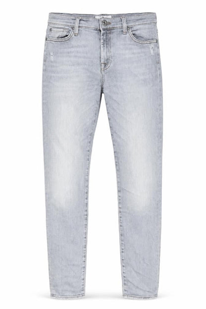 Mens UK Size 31 in 7 For All Mankind Regular Fit Straight Grey Jeans