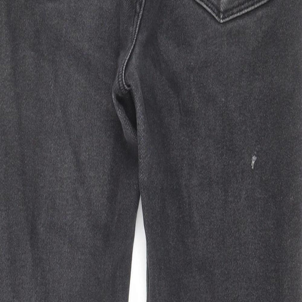 Zara Womens Black Cotton Skinny Jeans Size 10 L27 in Regular Zip