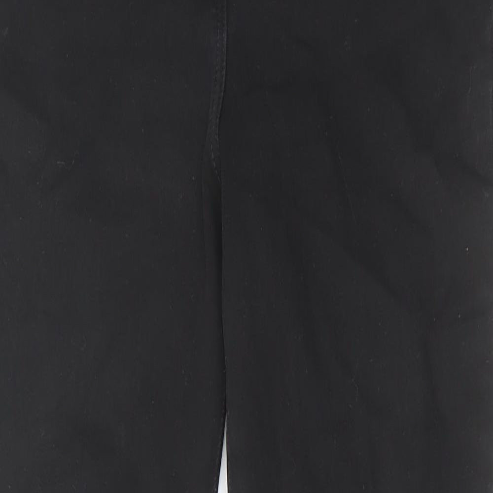 NEXT Womens Black Cotton Skinny Jeans Size 30 in L28 in Regular Zip