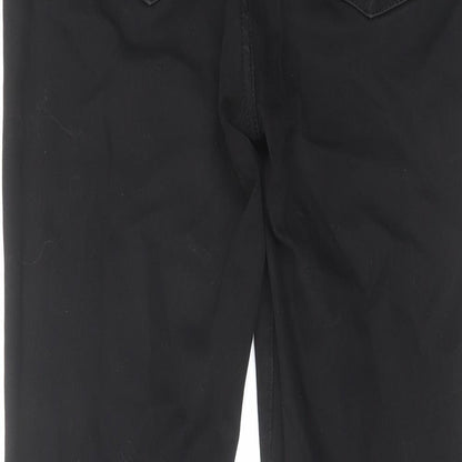 NEXT Womens Black Cotton Skinny Jeans Size 30 in L28 in Regular Zip