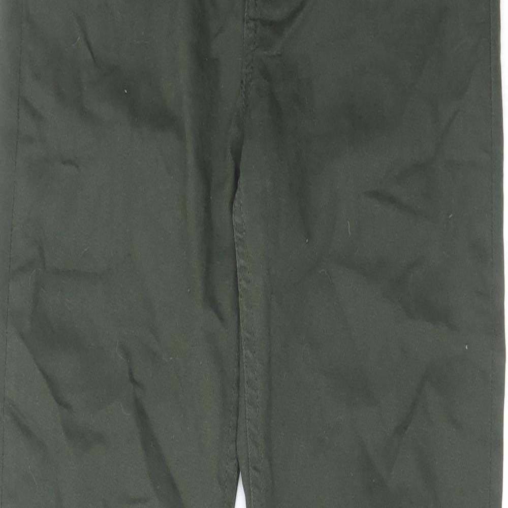 Womens UK Size 10 H&M Regular Fit Skinny Green Jeans