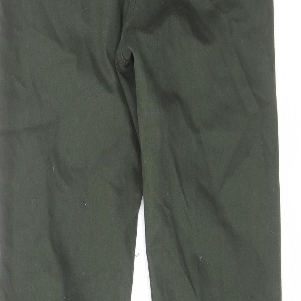 Womens UK Size 10 H&M Regular Fit Skinny Green Jeans