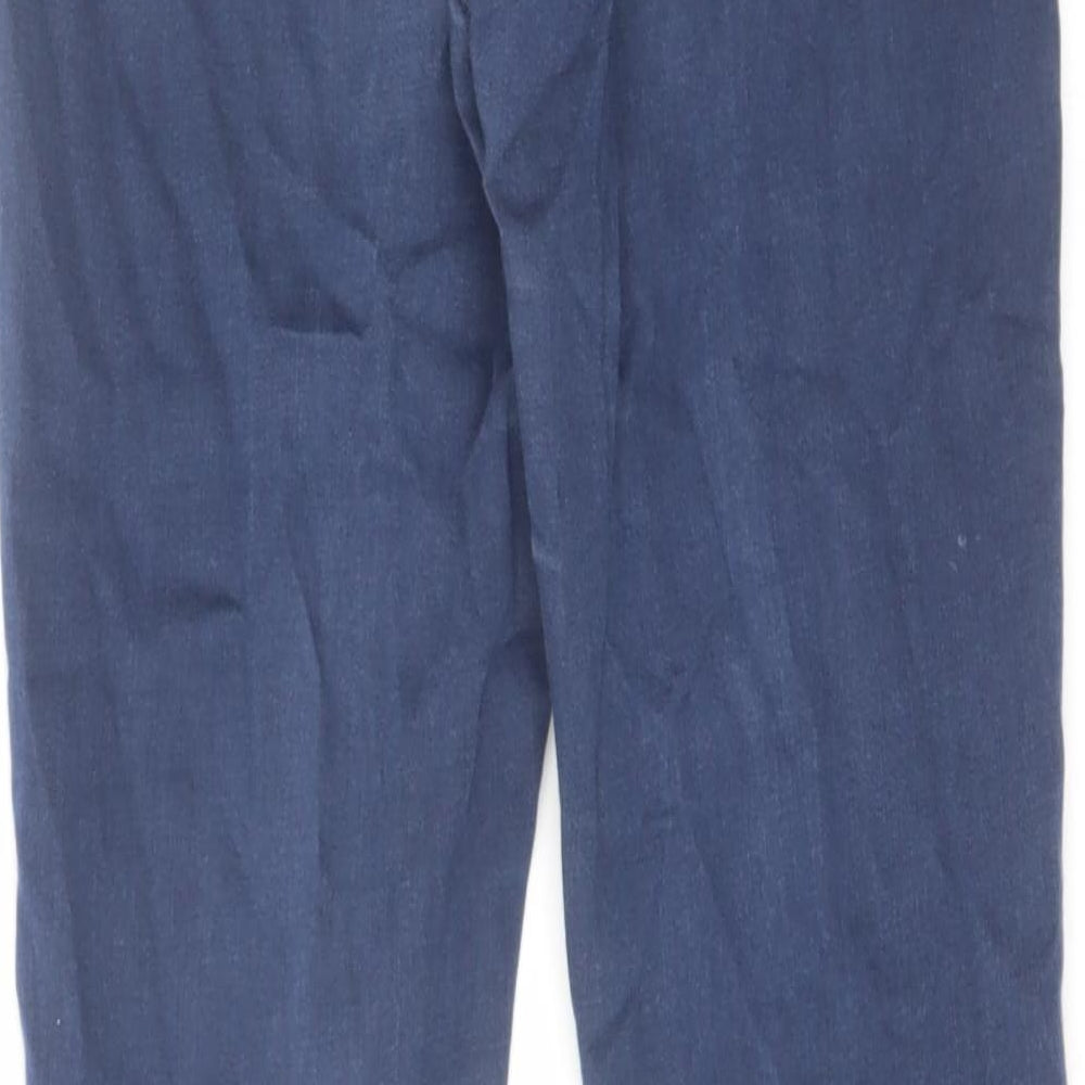 Topshop Womens Blue Cotton Skinny Jeans Size 28 in L32 in Regular Zip