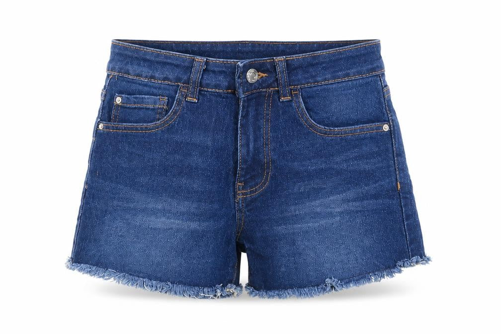 Womens UK Size 8 Denim & Co. Regular Fit Cut-Off Shorts