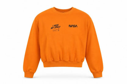 Womens UK Size XS H&M Orange Pullover Sweatshirt