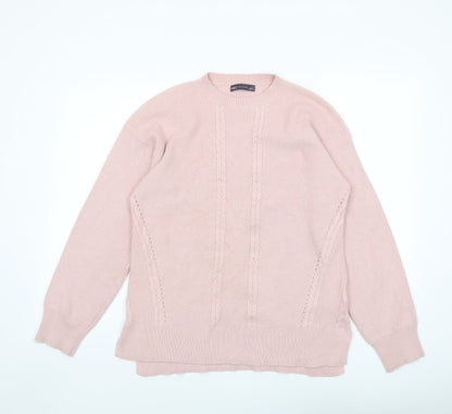 Womens UK Size M Marks and Spencer Pink Pullover Jumper