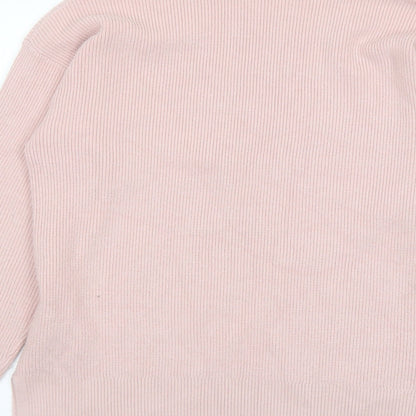 Womens UK Size M Marks and Spencer Pink Pullover Jumper