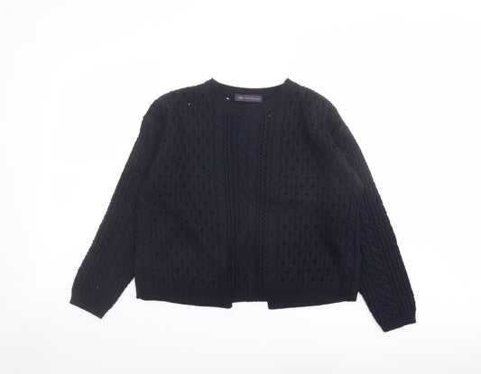 Womens UK Size 12 Marks and Spencer Blue Cardigan Jumper