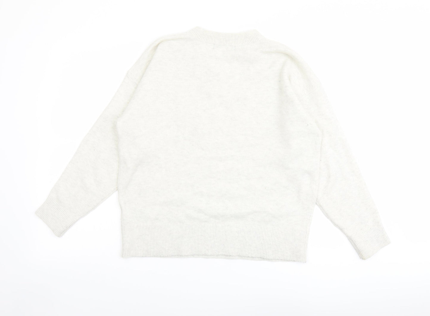 Womens UK Size M Marks and Spencer Grey Pullover Jumper
