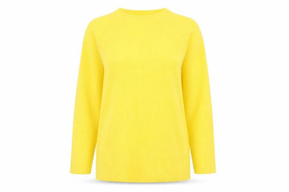 Womens UK Size M Marks and Spencer Yellow Pullover Jumper