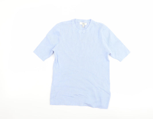 Womens UK Size M Marks and Spencer Blue Pullover Jumper