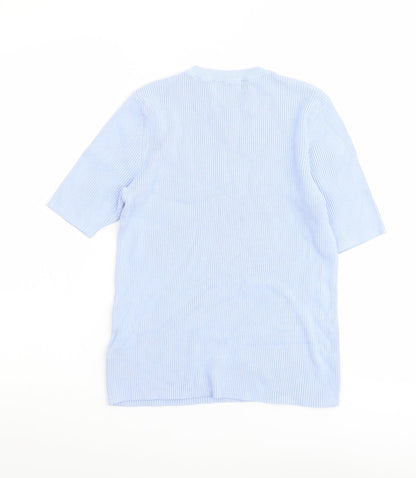 Womens UK Size M Marks and Spencer Blue Pullover Jumper