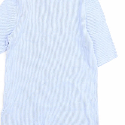 Womens UK Size M Marks and Spencer Blue Pullover Jumper