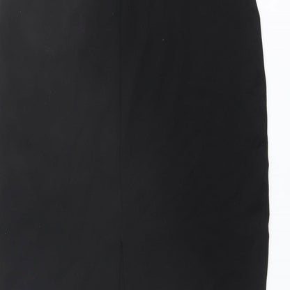 H&M Womens Black Viscose A-Line Skirt Size S