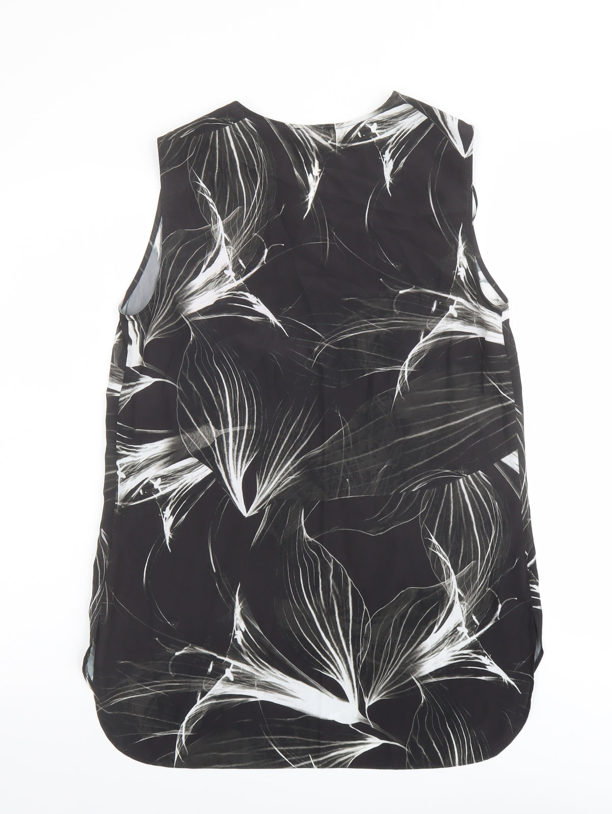Womens UK Size 12 Linea Black Basic Blouse