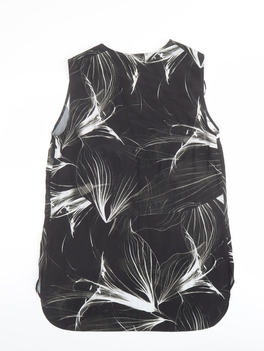 Womens UK Size 12 Linea Black Basic Blouse