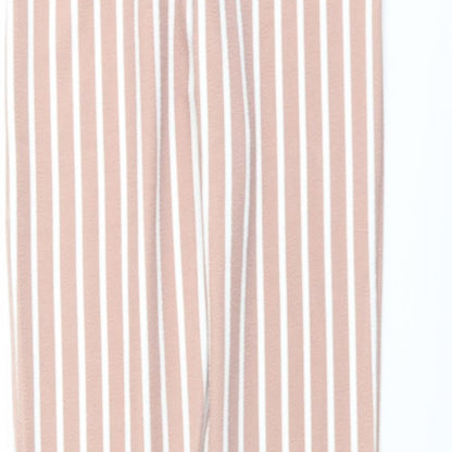 Womens UK Size 6 PRETTYLITTLETHING Regular Fit Carrot Pink Trousers