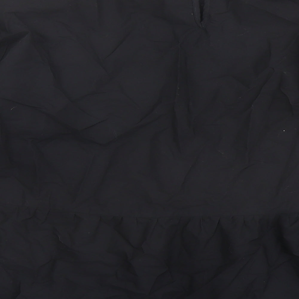Womens UK Size 12 Marks and Spencer Black Basic Blouse
