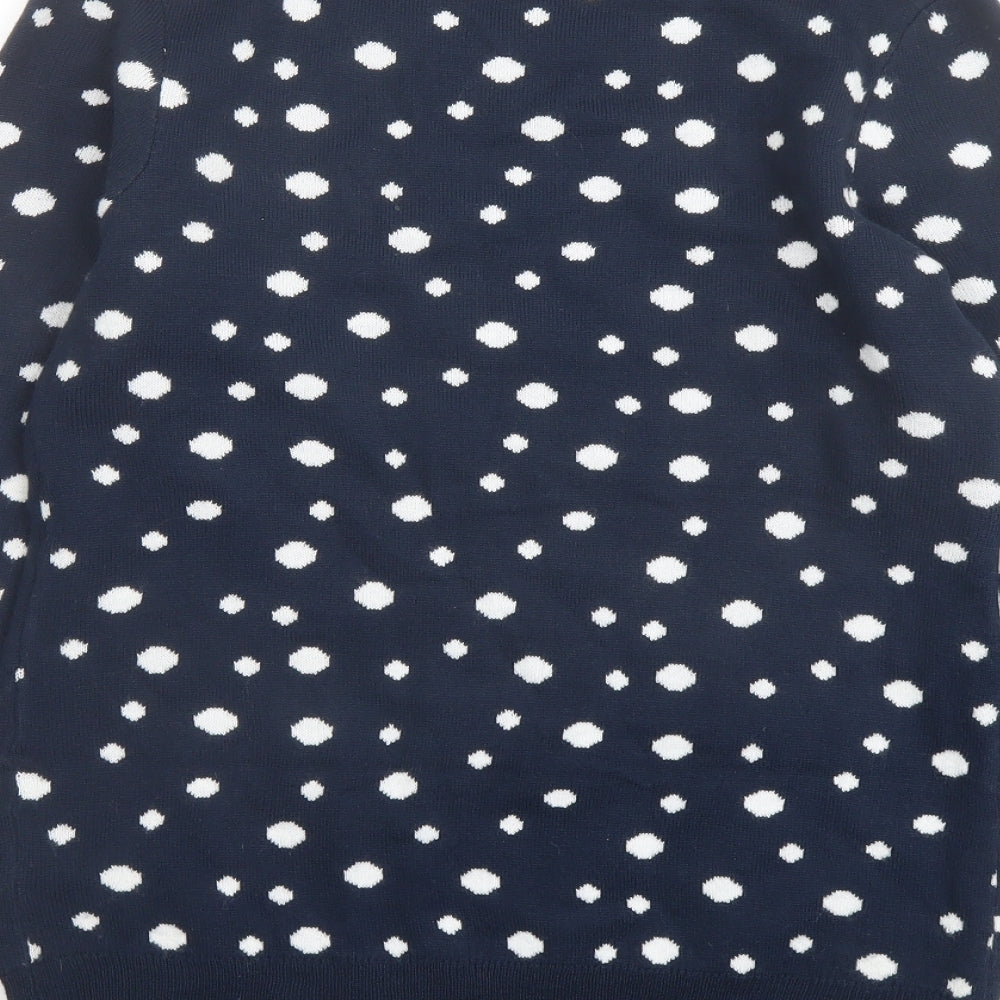Womens UK Size S bonprix Blue Pullover Jumper