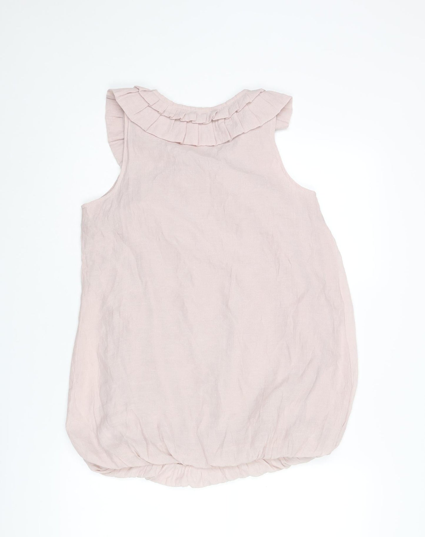 Womens UK Size 10 New Look Pink Basic Tank