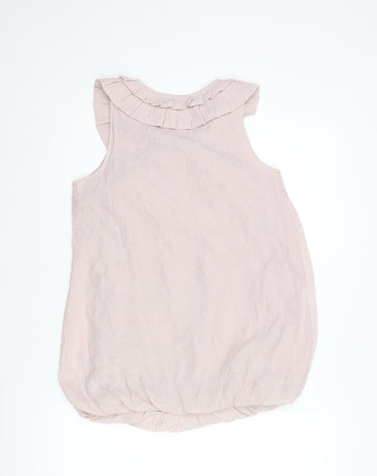 Womens UK Size 10 New Look Pink Basic Tank