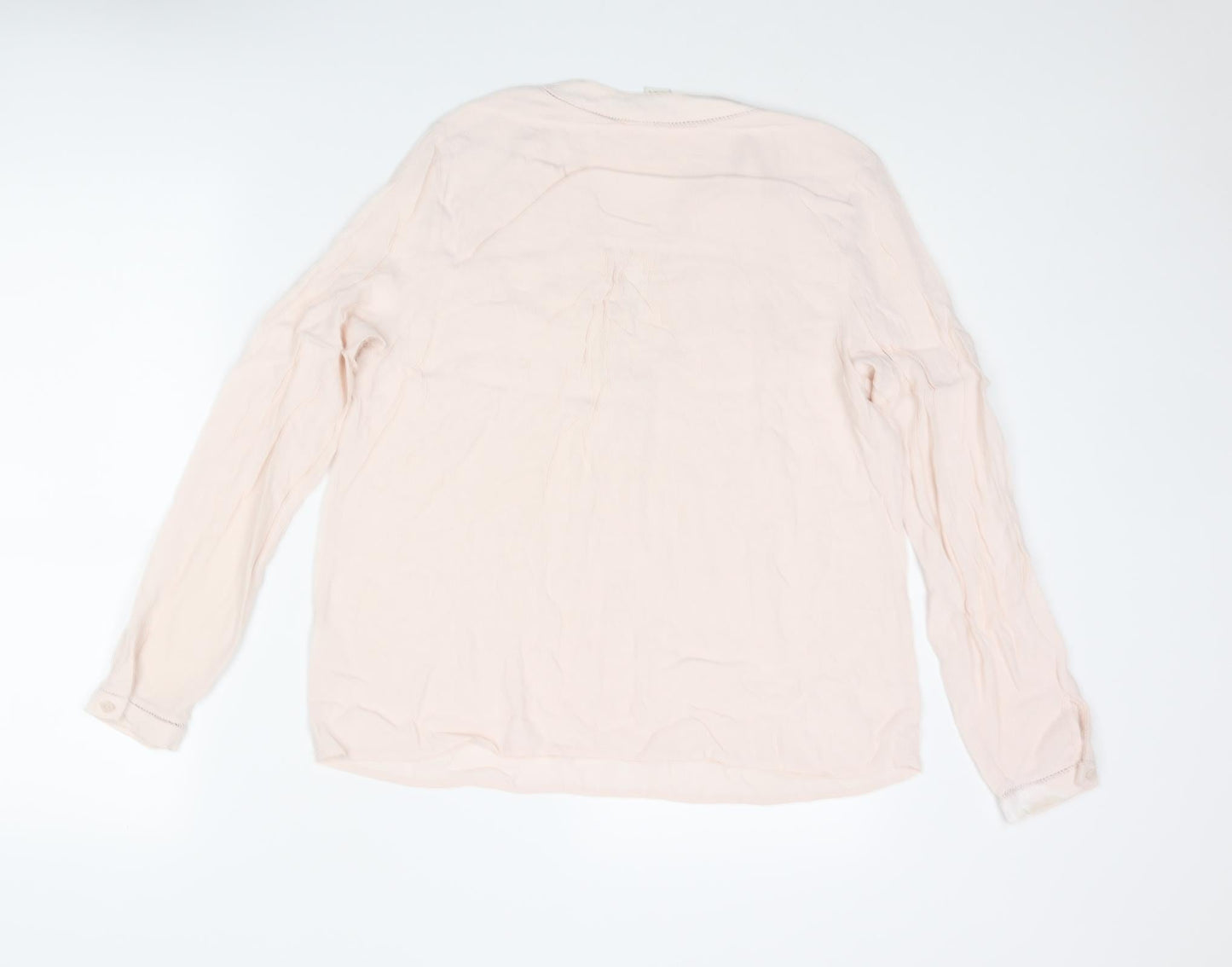 Womens UK Size 10 Monsoon Pink Basic Blouse