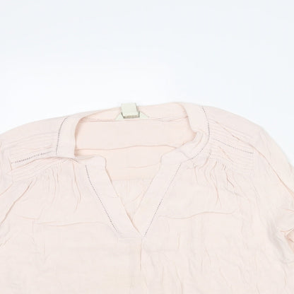 Womens UK Size 10 Monsoon Pink Basic Blouse