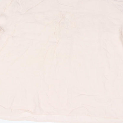 Womens UK Size 10 Monsoon Pink Basic Blouse