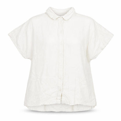 Womens UK Size 8 H&M Ivory Basic Button-Up