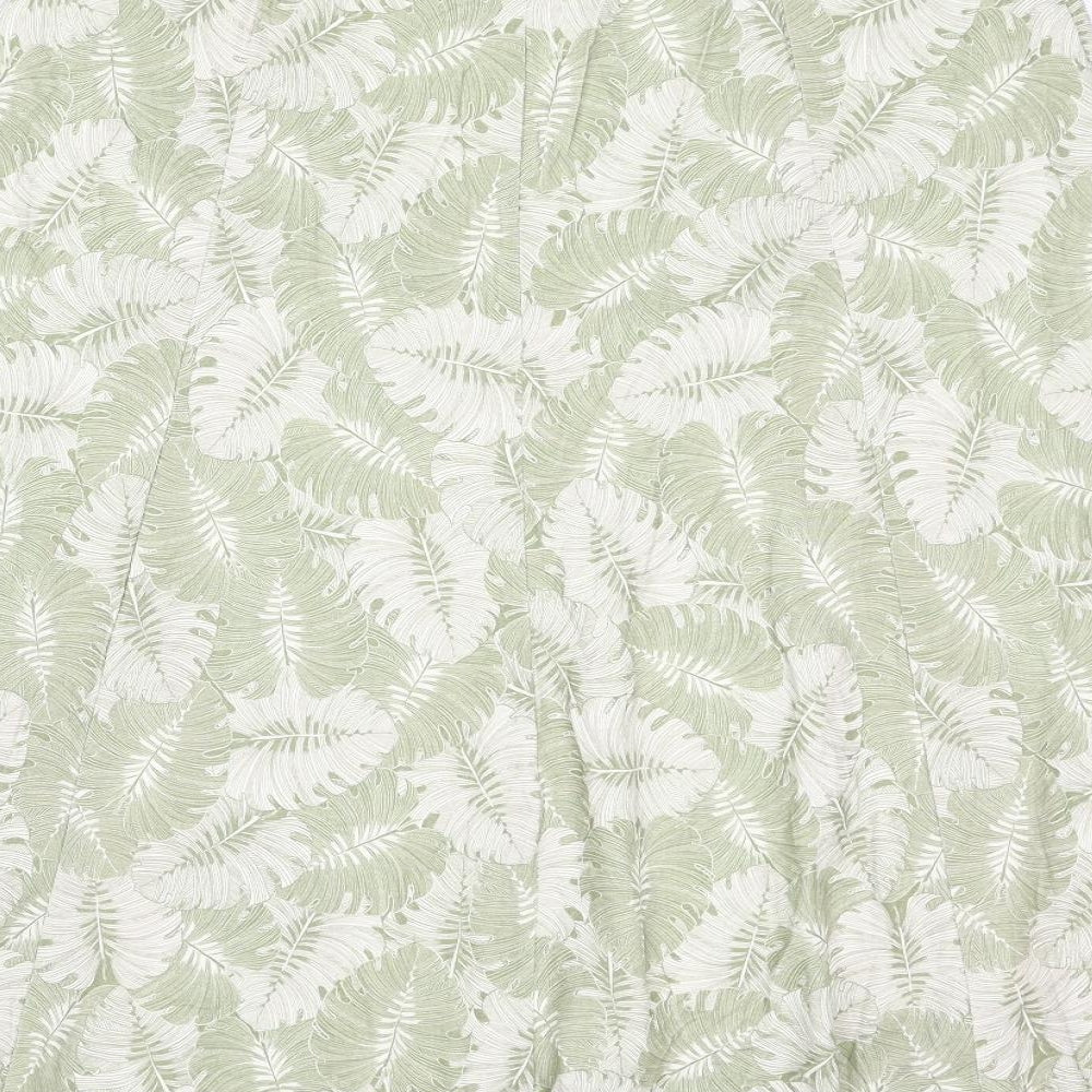 Cotswold Collections Womens Green Geometric Viscose Swing Skirt Size M