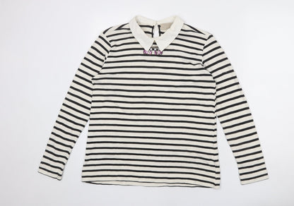 Womens UK Size L Zara Ivory Pullover Jumper