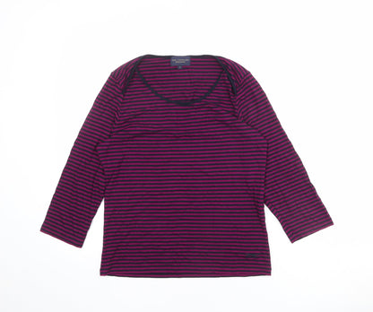Womens UK Size M Paul Costelloe Purple Basic T-Shirt