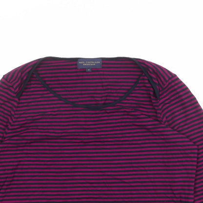 Womens UK Size M Paul Costelloe Purple Basic T-Shirt