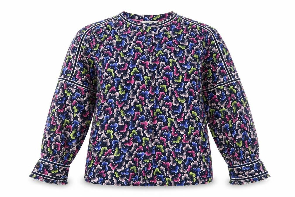 Womens UK Size 10 Per Una Multicoloured Basic Blouse