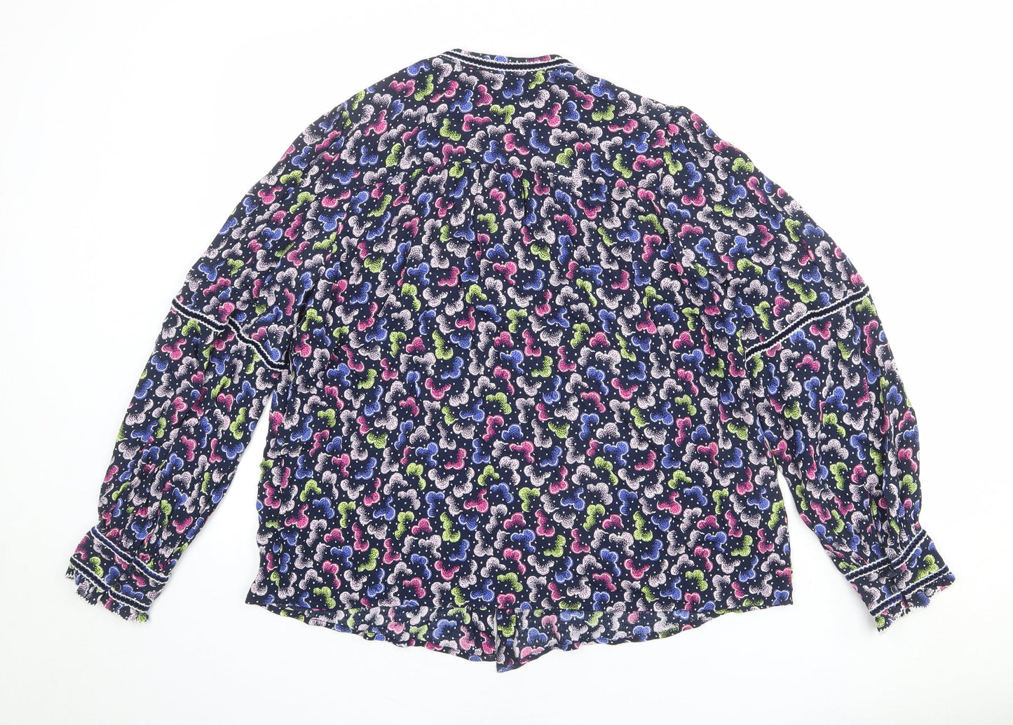 Womens UK Size 10 Per Una Multicoloured Basic Blouse