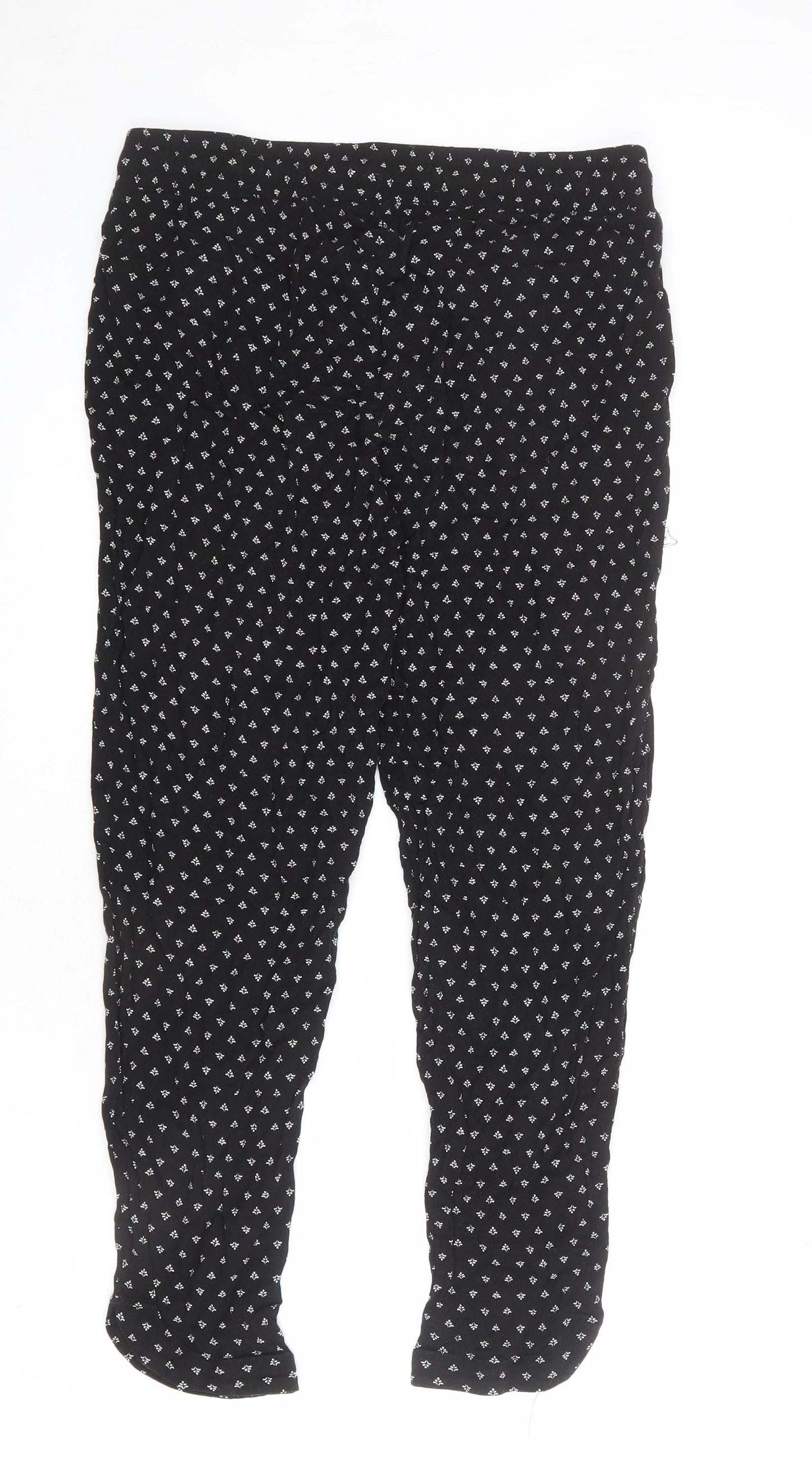 Womens UK Size S Denver Hayes Regular Fit Jogger Black Trousers