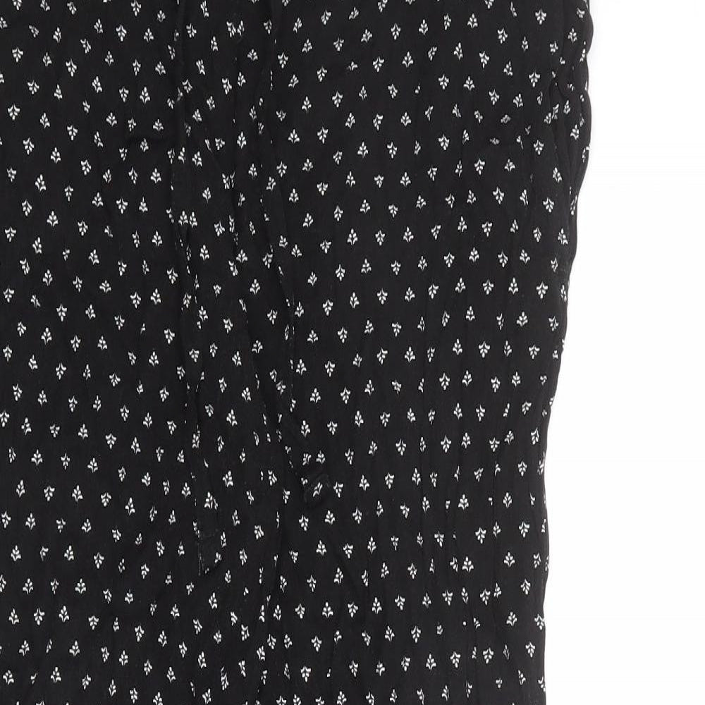 Womens UK Size S Denver Hayes Regular Fit Jogger Black Trousers