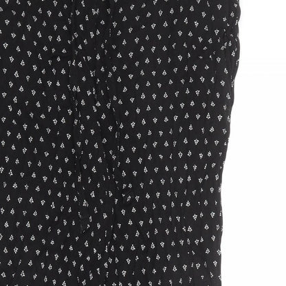 Womens UK Size S Denver Hayes Regular Fit Jogger Black Trousers