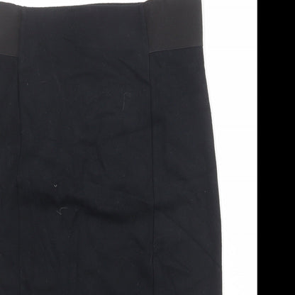 Dorothy Perkins Womens Black Viscose Bandage Skirt Size L