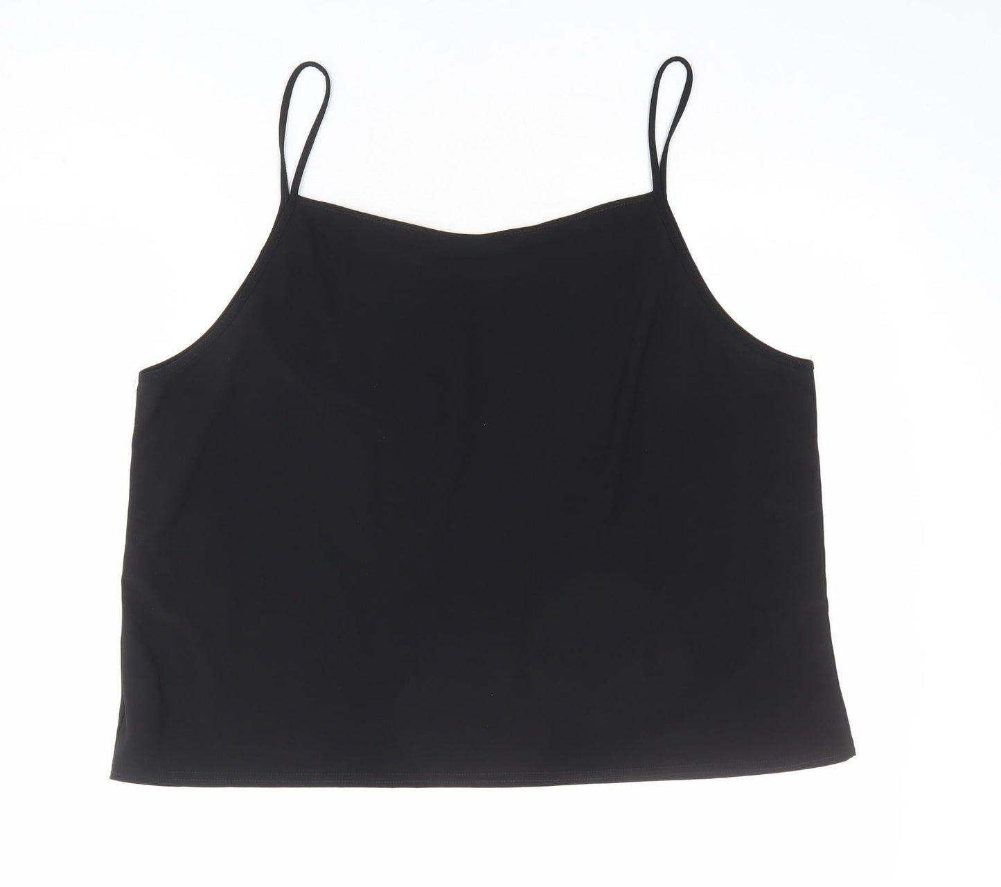 Womens UK Size 2XS Saloos Black Camisole Tank