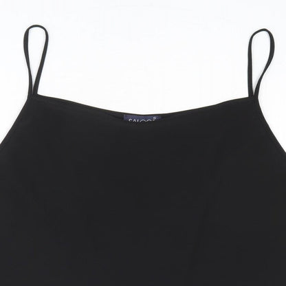 Womens UK Size 2XS Saloos Black Camisole Tank