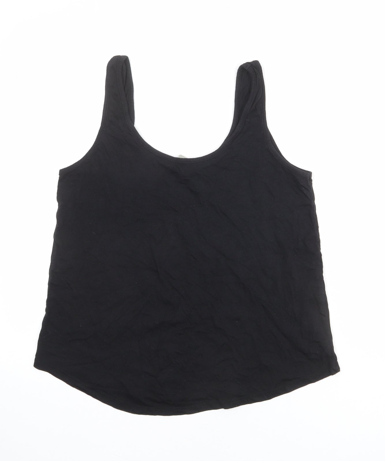 Womens UK Size 12 ASOS Black Basic Tank