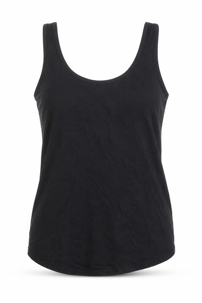 Womens UK Size 12 ASOS Black Basic Tank