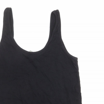 Womens UK Size 12 ASOS Black Basic Tank