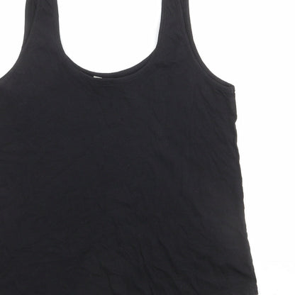 Womens UK Size 12 ASOS Black Basic Tank
