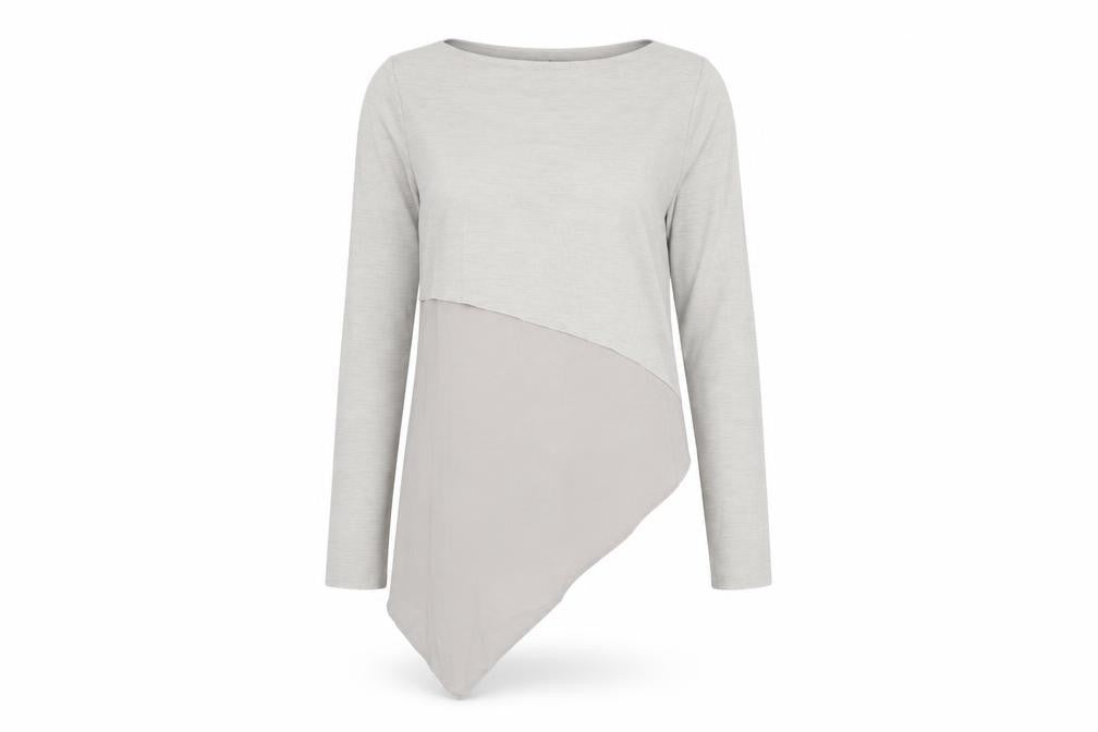 Womens UK Size M Zara Grey Basic T-Shirt