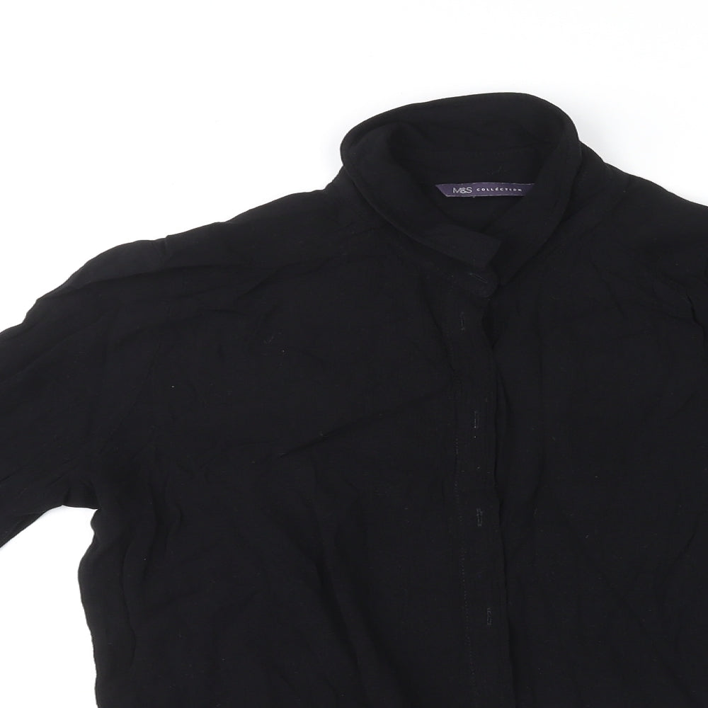 Womens UK Size 12 Marks and Spencer Black Cardigan Jumper